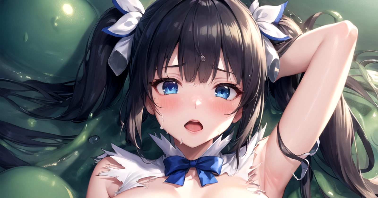 Is It Wrong to Try to Pick Up Girls in a Dungeon?】Hestia Erotic image  collection Part2 | AI Illust Lab.