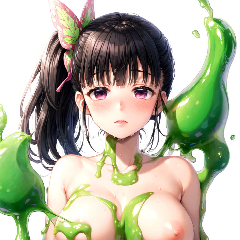 Kanao Tsuyuri is attacked by slime 07