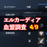 4/9エルカーディア情報｜上位血盟の戦力を徹底分析！
